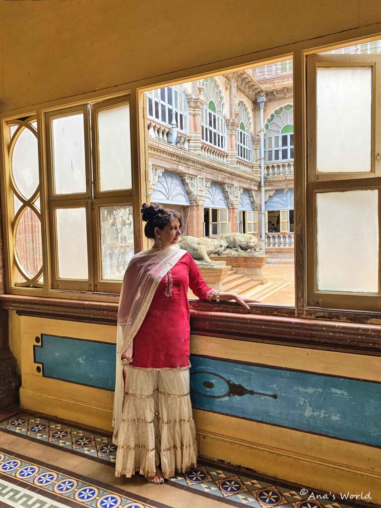 A view from the window of the Mysore Maharaja Palace